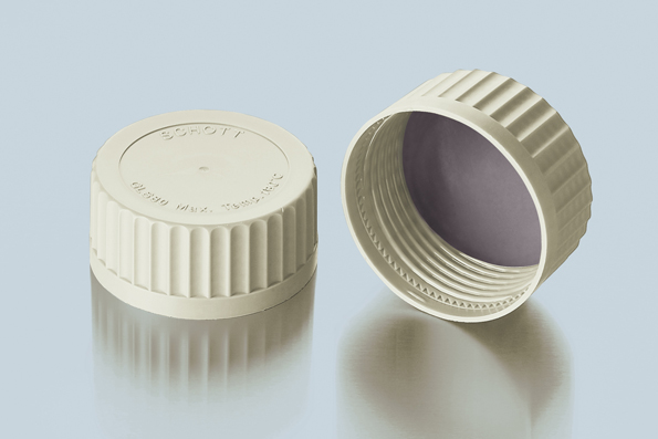 Screw cap, GLS 80, PSU, with PTFE silico