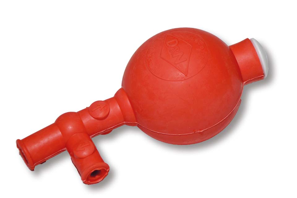 Pipetteerballon flip 50 ml rood