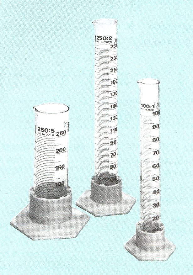 Maatcilinder Herka kunstofvoet hoog mode
