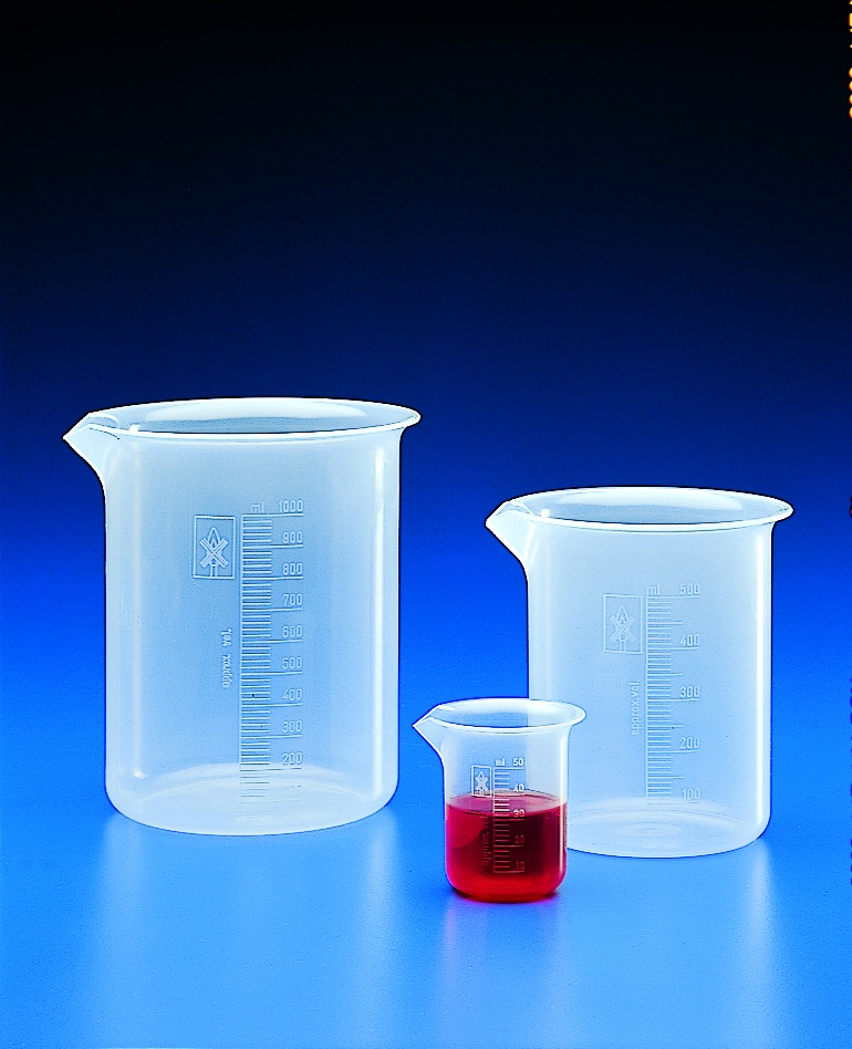 Bekers PP met maatverdeling