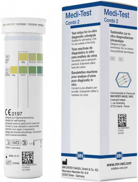 MEDI-Test glucose/proteine test strips