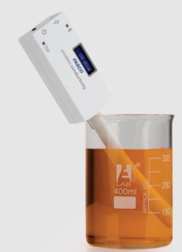 Draadloze geleidbaarheidssensor met disp