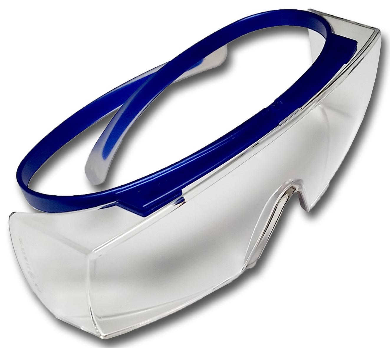 Overzetbril Uvex blauw