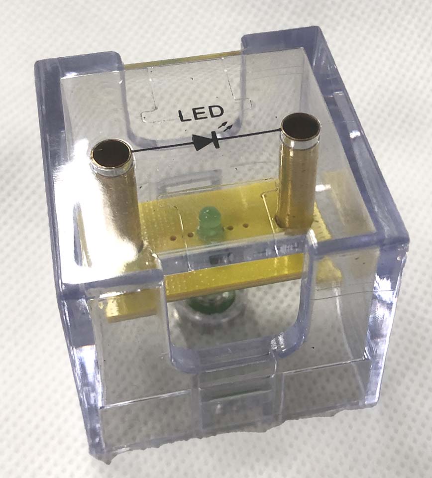 Groene LED voor elektrokoffer