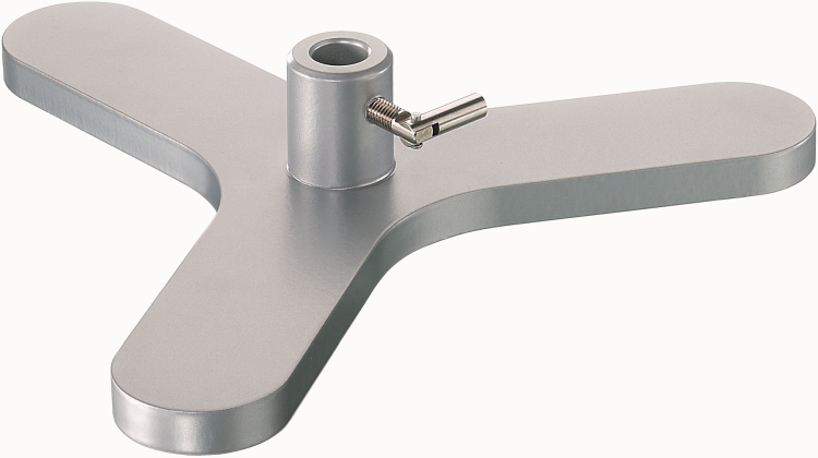 Statiefdriepootvoet met inzet