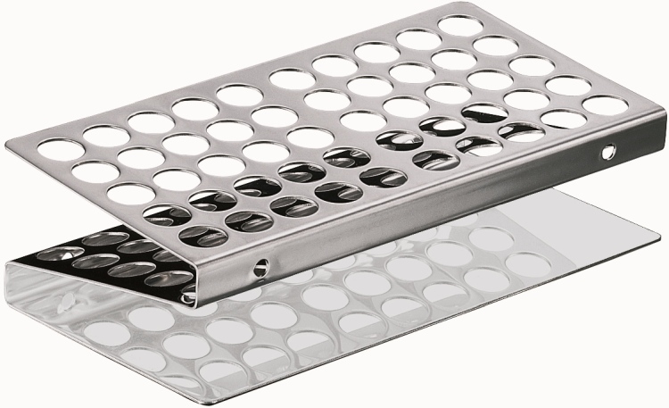 Reageerbuisrekken RVS